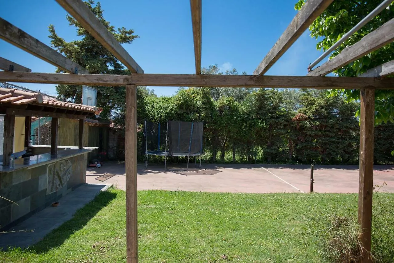 Rural Villa Private Pool, Bbq, Court ,20' Airport Nea Kallikrateia